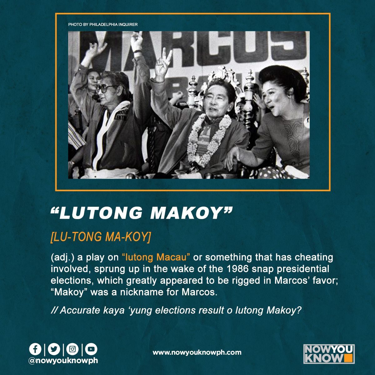 ML@50: Word of the Day — “Lutong Makoy”