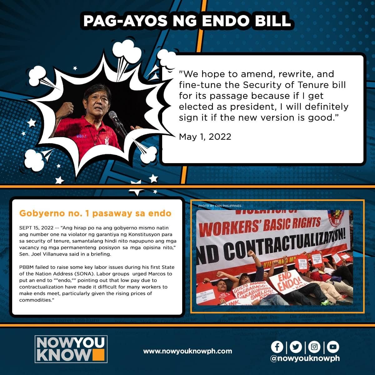 [#Marcos100Days] “Pag-ayos ng Endo Bill”