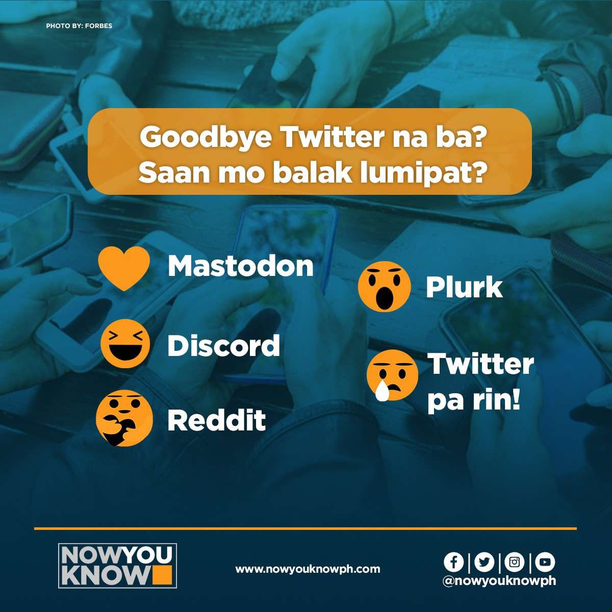 [#NowYouSpeak] Goodbye Twitter na ba?