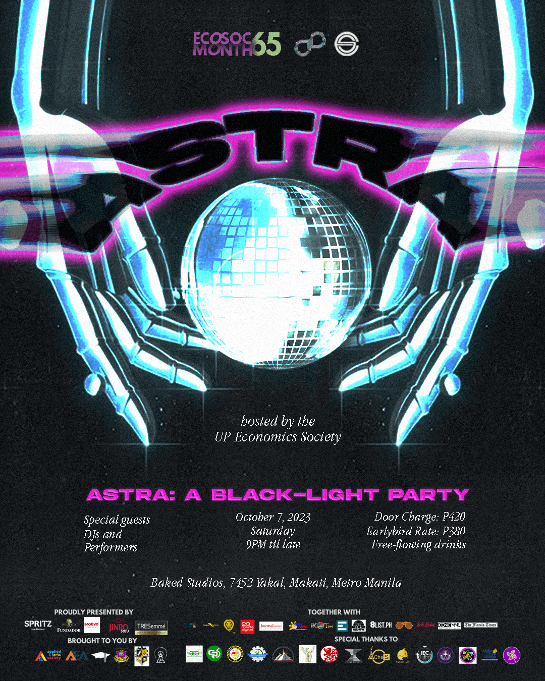 Glowing Bright at Astra: A Black-Light Party!