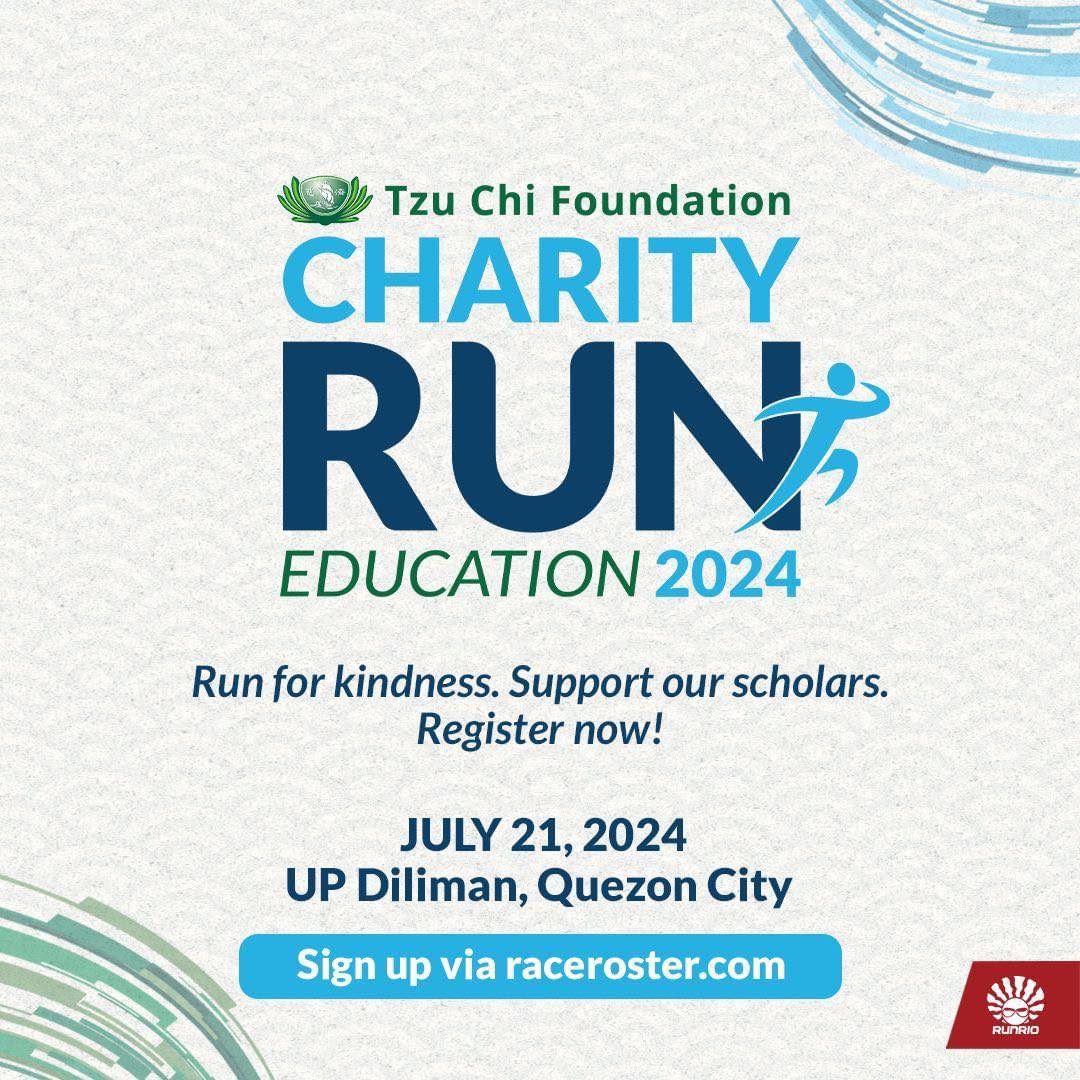 Wear a singlet made from recycled PET bottles at Tzu Chi Charity Run for Education
